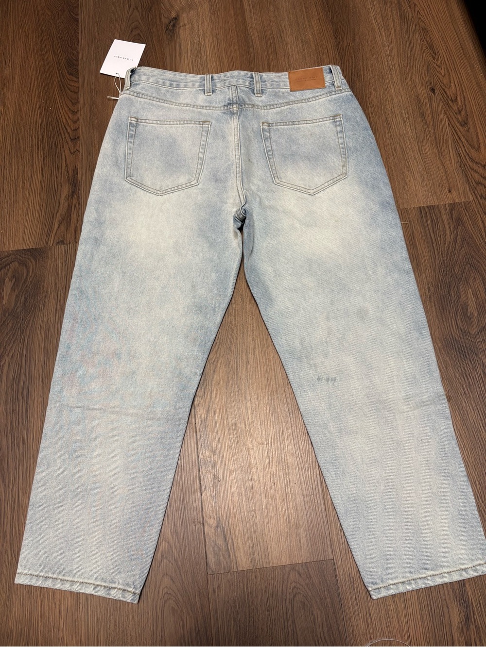 NWT I love ugly high rise jeans - light wash - straight leg - Picture 11 of 12